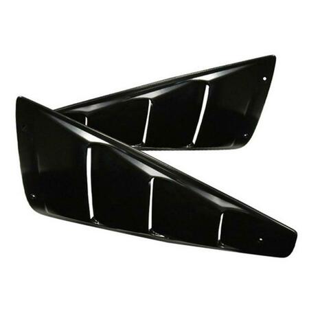 OVERTIME Quarter Window Louver for 05 to 09 Ford Mustang, 5 x 18 x 33 in. OV18273